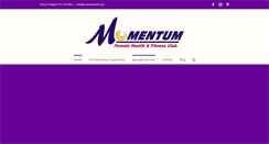 Desktop Screenshot of momentumfit.com