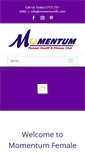 Mobile Screenshot of momentumfit.com
